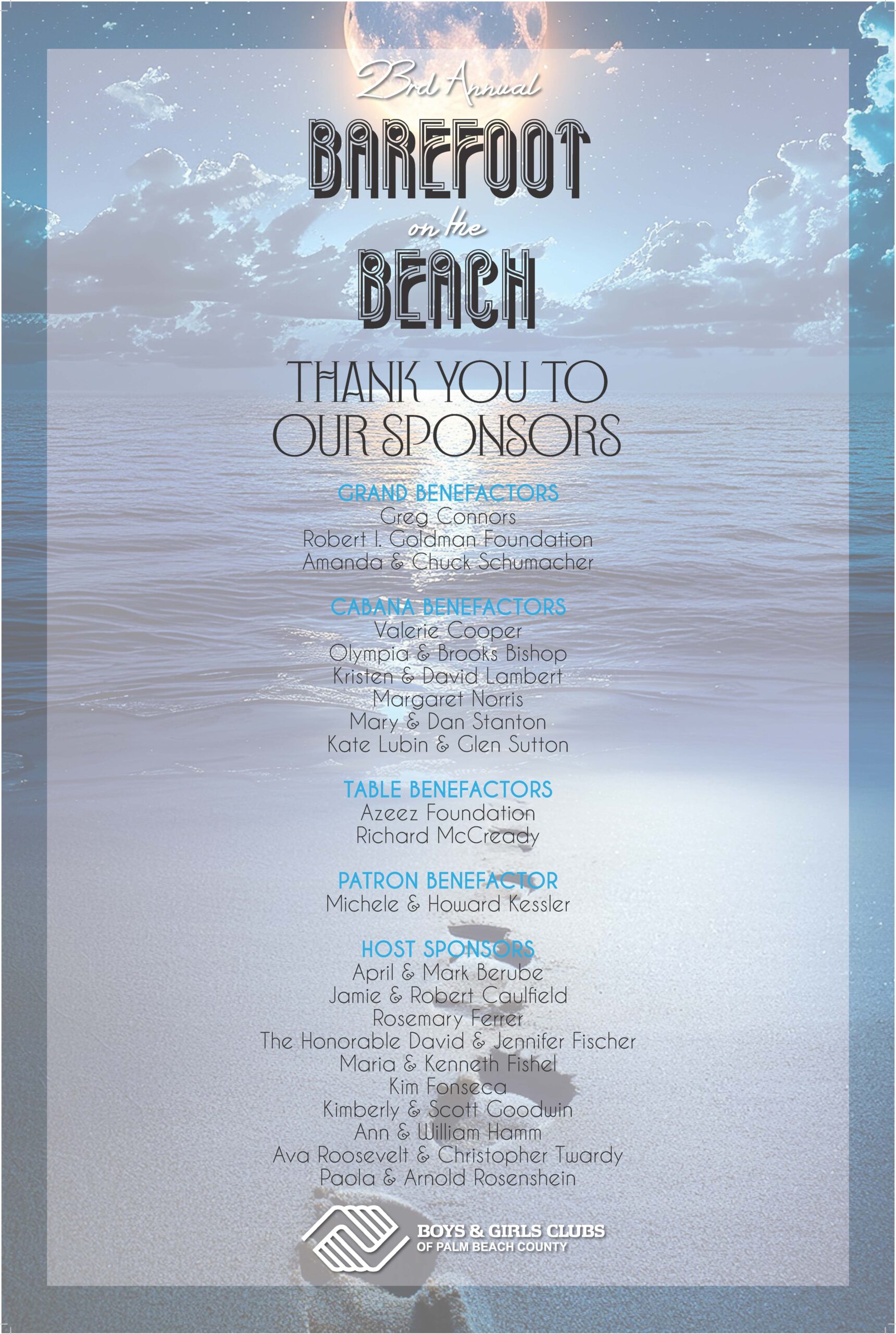 Barefoot 2025 Sponsor Poster